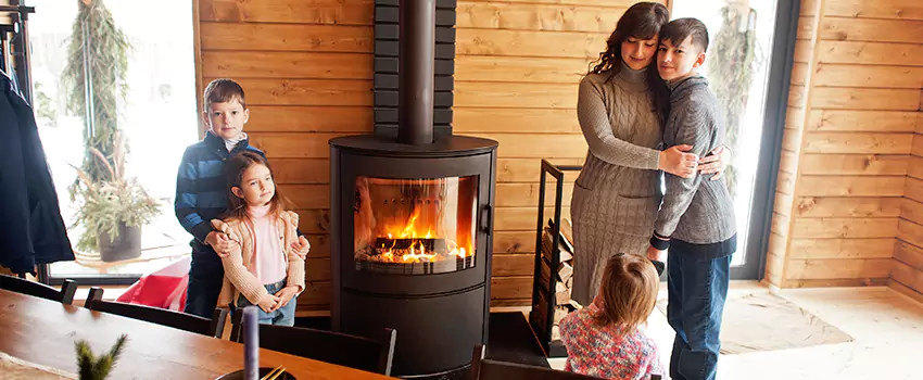 Morso Cast Iron Fireplace Insert Installation in Spanaway, Washington
