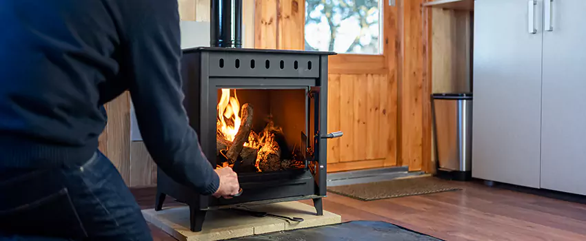 Open Hearth Wood Fireplace Installation in Spanaway, WA