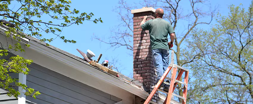 Vinyl and PVC Chimney Flashing Installation in Spanaway, WA