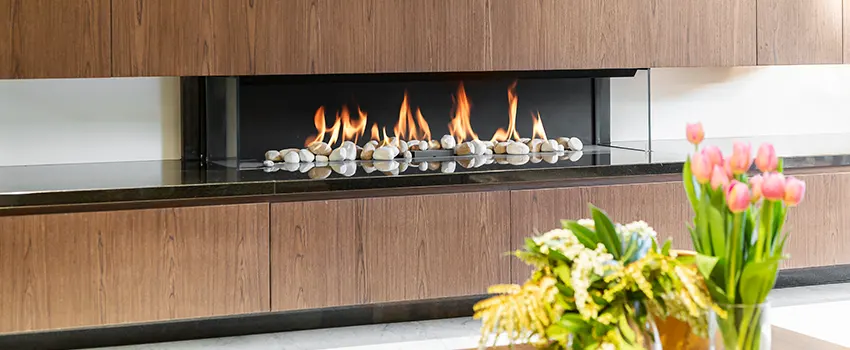 Double-height Fireplace Design Refurbishment in Spanaway, Washington
